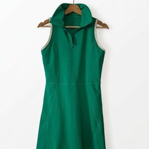 Sincerely Jules Green Sleeveless Quarter Zip Golf Tennis Athletic Mini Dress M